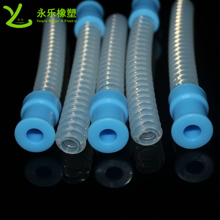 市轄呼吸機(jī)硅膠波紋管，醫(yī)用硅膠波紋管，無氣味硅膠波紋管