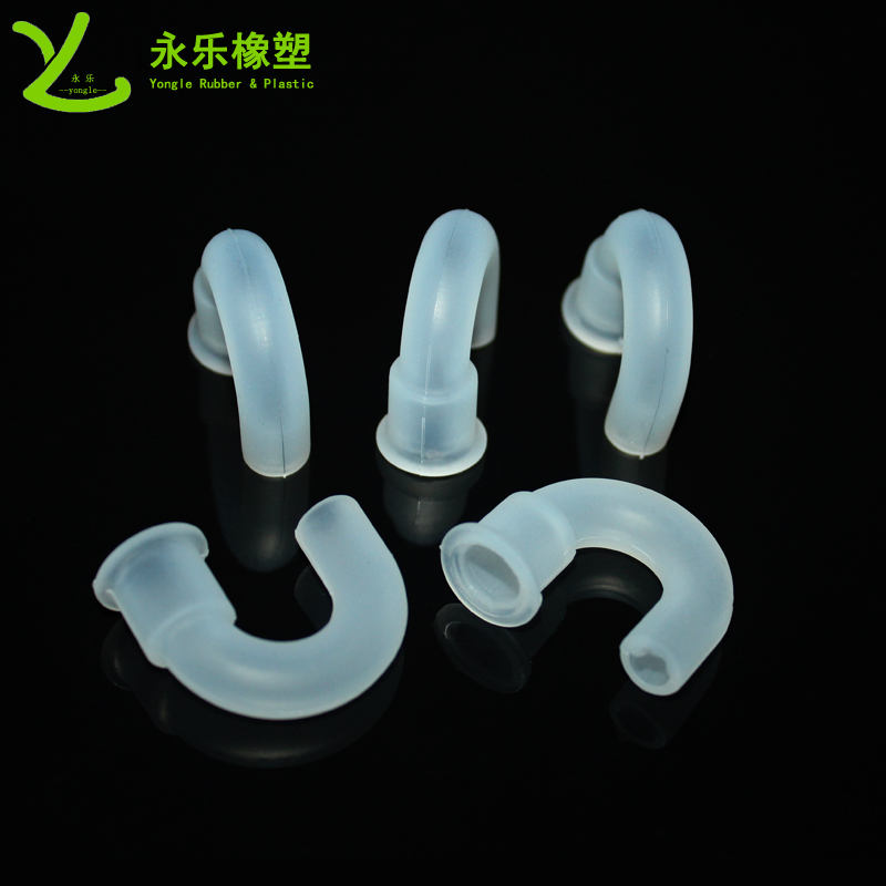 醫(yī)用硅膠彎管，模壓硅膠彎管，血氧儀硅膠彎管