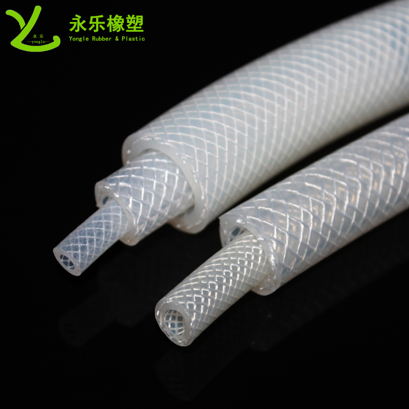 復(fù)合編織硅膠管，制氧機(jī)編織硅膠管，鉑金編織硅膠管