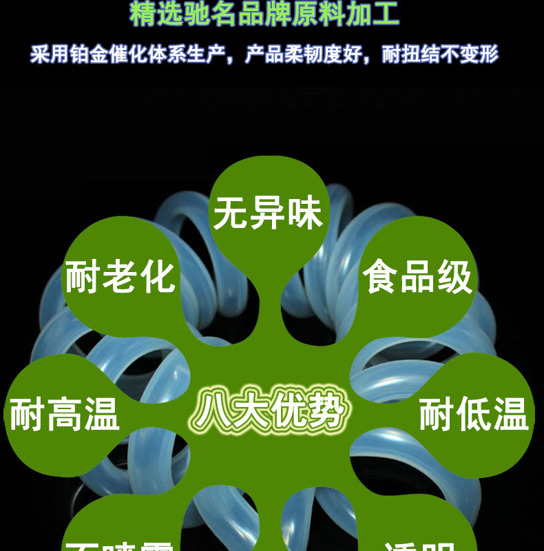 西青透明19#蠕動泵硅膠管