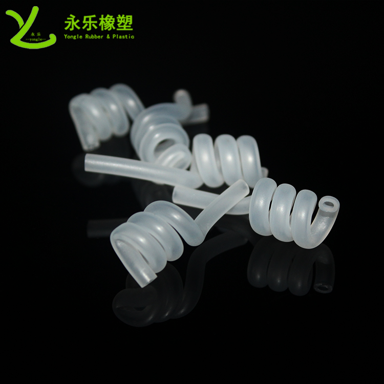 寧河硅膠吸管，螺旋硅膠管，食品級硅膠管