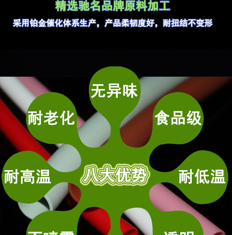 濱海新耐高壓磨砂硅膠管