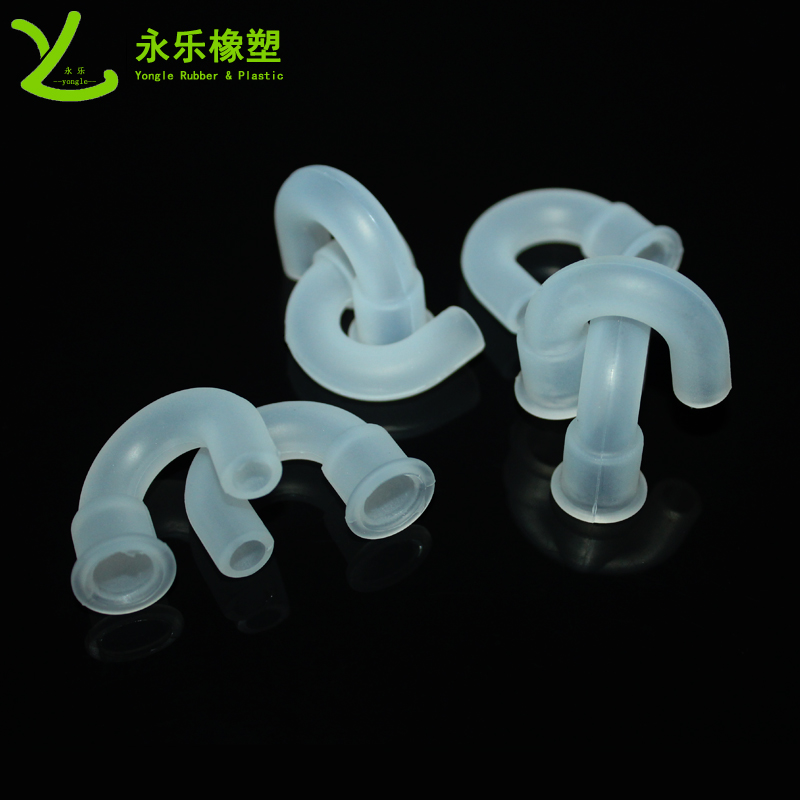 醫(yī)用硅膠彎管，模壓硅膠彎管，血氧儀硅膠彎管