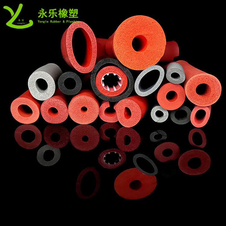 擠出發(fā)泡硅膠管，耐高溫發(fā)泡硅膠管，耐老化發(fā)泡硅膠管