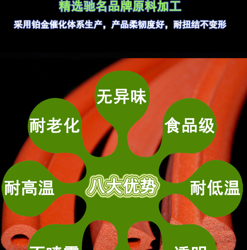 東麗阻燃發(fā)泡硅膠條