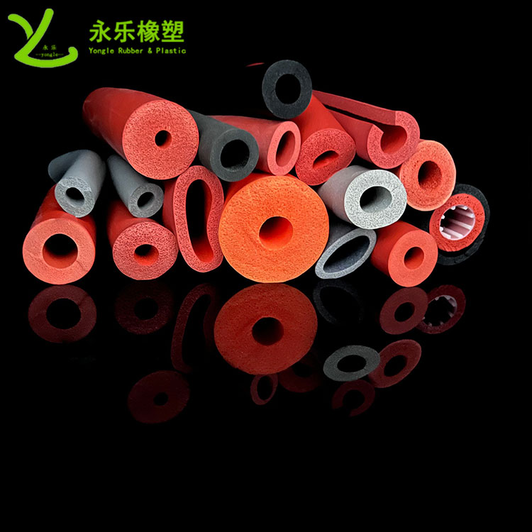 擠出發(fā)泡硅膠管，耐高溫發(fā)泡硅膠管，耐老化發(fā)泡硅膠管