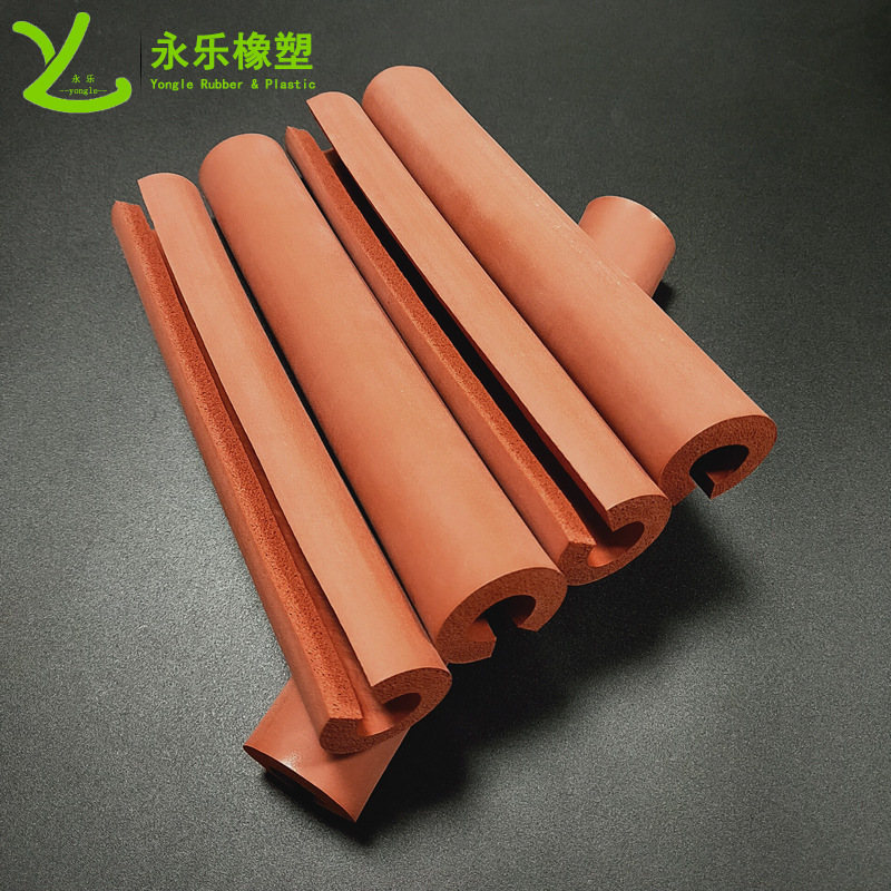 河西開口防撞發(fā)泡硅膠管