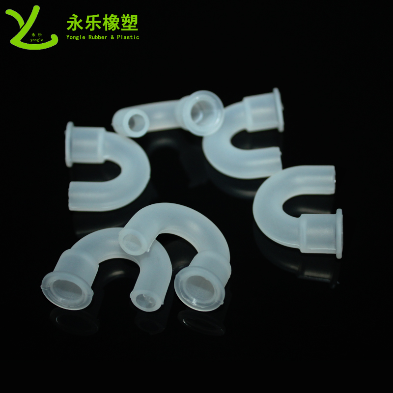 醫(yī)用硅膠彎管，模壓硅膠彎管，血氧儀硅膠彎管