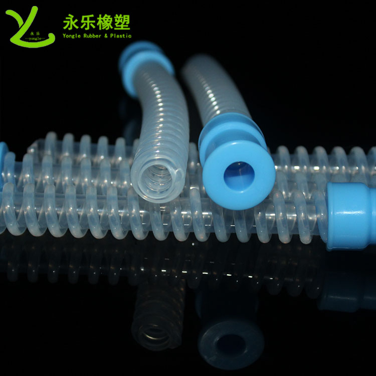 市轄呼吸機(jī)硅膠波紋管，醫(yī)用硅膠波紋管，無氣味硅膠波紋管